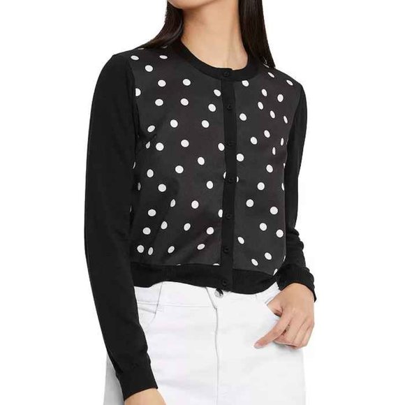 Paule KA Polka Dot Inset Cardigan - Picture 1 of 9